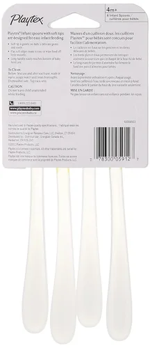 Vista 2 de Cucharas infantiles para la hora de comer, paquete de 4 (los colores varían)