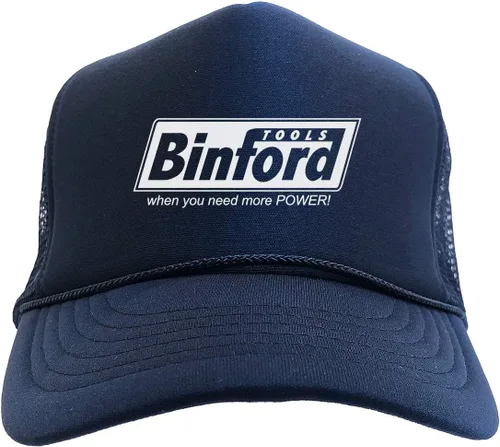 Vista 15 de Binford Tools - Sombrero de camionero divertido de dos tonos para TV Parody Beige/Marrón