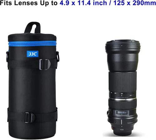 Vista 3 de JJC Funda de lente de lujo para Sigma 150-500mm f/5-6.3 DG OS HSM, Canon RF 800mm f/11 IS STM, Nikon AF-S NIKKOR 200-500mm f/5.6E ED VR y más lentes