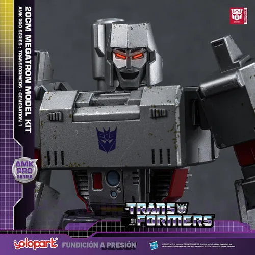 Vista 2 de YOLOPARK Megatron Transformer Toy - Figura de acción Transformers G1 Megatron de 7.87 pulgadas con armamento mejorado, juguetes transformadores