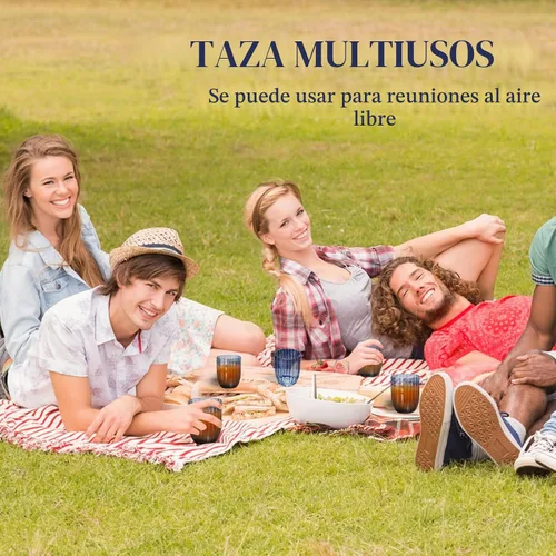 Vista 7 de Vasos de plástico acrílico transparente Highball Vasos de plástico reutilizables de 15 onzas (juego de 6) Apilables Vasos sin BPA