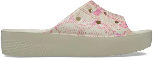 Vista 71 de Zuecos Crocs clásicos con diseño de teñido anudado marmoleado para mujer