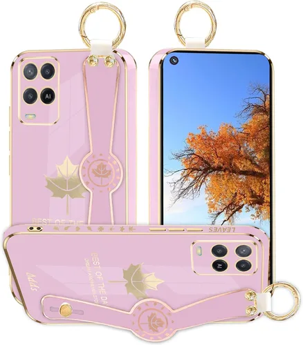 Vista 10 de Funda de teléfono para Oppo A54, funda estética de silicona a prueba de golpes para mujer, funda protectora para Oppo A54, funda delgada con anillo