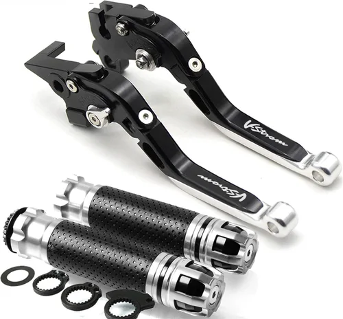 Vista 11 de for Suzuki V-Strom 2002-2016 2015 2014 20132 012 2011 2010 V-Strom Motorcycle Brake Handle Adjustable Brake Clutch Lever Handbar (Color : 1)