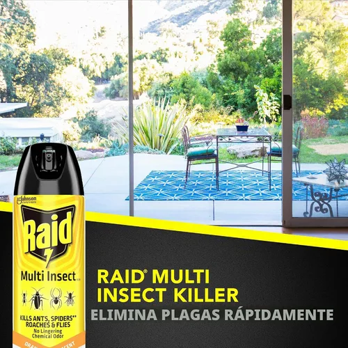 Vista 7 de Raid Asesino de insectos múltiples, brisa de naranja, 15 onzas (paquete de 2)