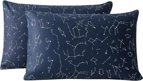 Vista 14 de SUSYBAO Juego de 2 fundas de almohada 100% algodón, tamaño Queen, diseño geométrico azteca negro, cierre de sobre, funda de almohada para decoración