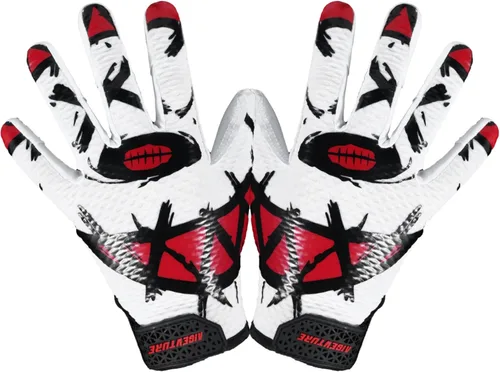 Vista 7 de AIGEVTURE Guantes de fútbol para jóvenes, guantes receptores para niños, guantes de fútbol adhesivos para niños y niñas