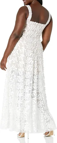 Vista 4 de Dress the Population Womens Anabel Sweetheart Bustier Maxi Dress