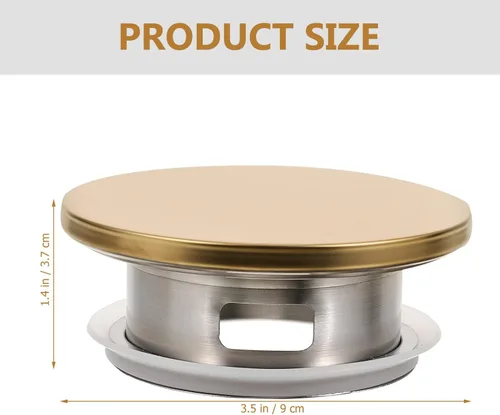 Vista 6 de EXCEART Tapa de repuesto de acero inoxidable para jarra de agua para jarra de vidrio, resistente a fugas, accesorio de contenedor de bebidas frías