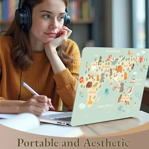 Vista 3 de Funda para laptop compatible con la nueva versión MacBook Air de 15 pulgadas, modelo A2941 A3114, versión 2023, con pantalla M2 y Retina líquida