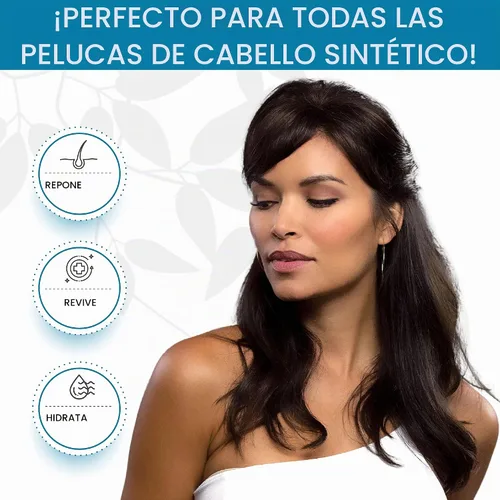 Vista 3 de Acondicionador de cabello para pelucas sintéticas, extensiones de cabello