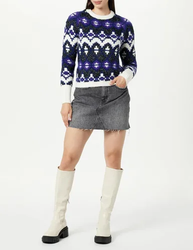 Vista 4 de The Drop Jersey Valeria Fairisle para mujer