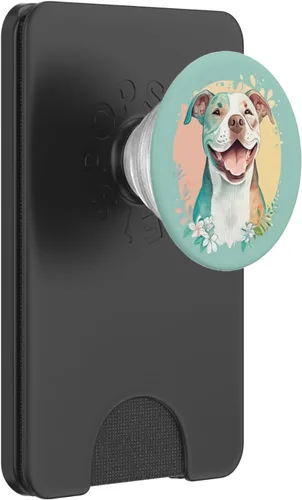 Vista 7 de Pit Bull - Mamá amante de los perros, colorido, artístico, propietario de Pitbull, PopSockets intercambiables