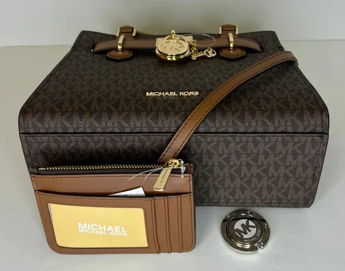 Vista 3 de Michael Kors MICHAEL Michael Kors Hamilton SM - Bolsa con gancho para monedero SM TZ