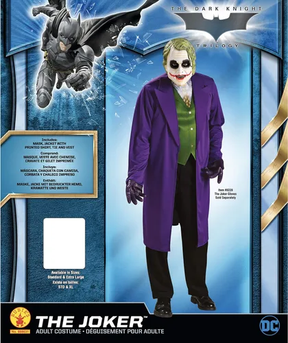 Vista 4 de Disfraz del Guasón de Batman The Dark Knight