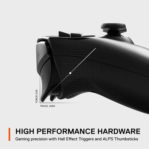 Vista 6 de SteelSeries Stratus+ Bluetooth Gaming Controller para Android y Windows - Móvil - Sensores de efecto Hall - Clickable L3R3