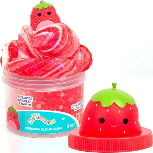 Vista 15 de Original Squishmallows Premium Cloud Slime, paquete de 3, 9 añadidos, 8 onzas