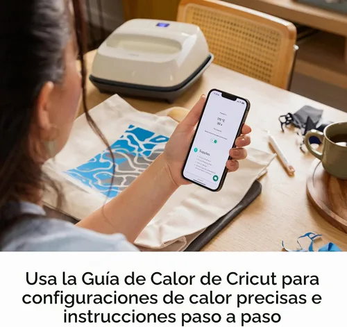 Vista 6 de Cricut EasyPress® SE Taupe - Prensa térmica de 9 x 9 + alfombrilla