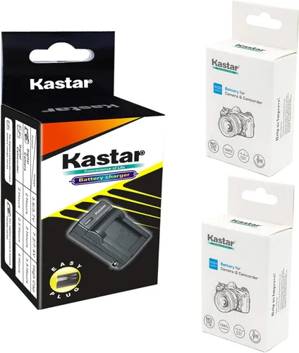 Vista 5 de Kastar Paquete de 2 baterías y cargador para Kodak KLIC-5001 Sanyo DB-L50 y Kodak EasyShare DX7630 DX7440 DX7590 DX7790 P712 P850 P880, EasyShare
