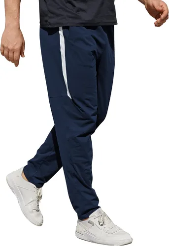 Vista 4 de Pantalones deportivos deportivos deportivos para hombre, pantalones deportivos de secado rápido, estilo casual