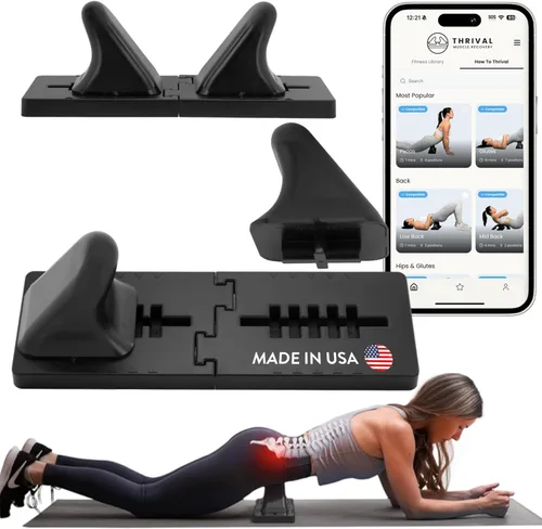 Vista 15 de Relief Pro, herramienta de liberación muscular ajustable Psoas, azul Totalmente ajustable, compatible con la aplicación Thrival, alivio del punto