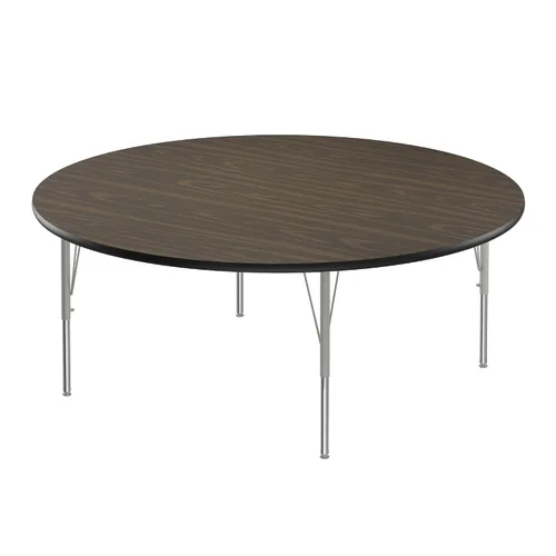 Vista 62 de Correll - Mesa de actividades rectangular Econoline de 30 x 60 pulgadas, parte superior de melamina de granito gris, altura ajustable