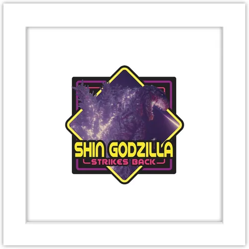 Vista 10 de Trends International Gallery Pops Godzilla - Póster de pared de Shin Godzilla Strikes Back, 12.00 x 12.00 pulgadas, versión de marco negro