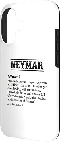 Vista 2 de Neymar - Definición de nombre Frase divertida - Funda personalizada para iPhone 17 para hombre