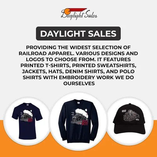 Vista 7 de Daylight Sales Union Pacific - Sudadera de tren ferrocarril para niño grande 10140