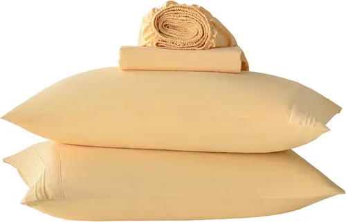 Vista 21 de Yibeizi - Juego de sábanas con estampado floral para cama de tamaño queen, sábanas de microfibra con patrón botánico boho, fundas para almohada
