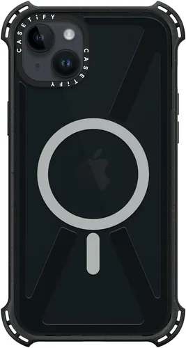 Vista 11 de CASETiFY Funda Bounce para iPhone 16 Pro [a prueba de golpes, 21.3 pies, protección contra caídas de grado militar 6X, compatible con Magsafe] Azul