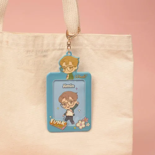 Vista 6 de BTS TinyTan Dynamite - Llavero para tarjetas fotográficas accesorios para llavero