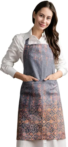 Vista 505 de Maison d' Hermine Delantales para mujer con bolsillo, 100% algodón (27.50 x 31.50 pulgadas)