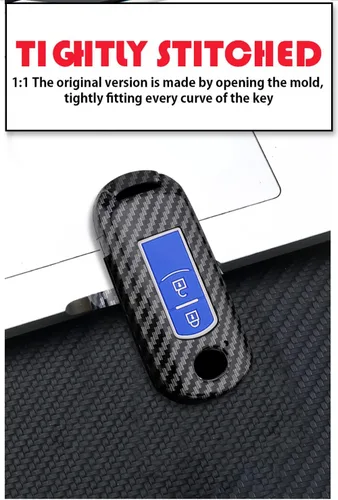 Vista 4 de ontto Funda para llave de coche con llavero para Mazda 2 3 5 6 2017 CX-4 CX-5 CX-7 CX-9 CX-3 CX 5 Accesorios