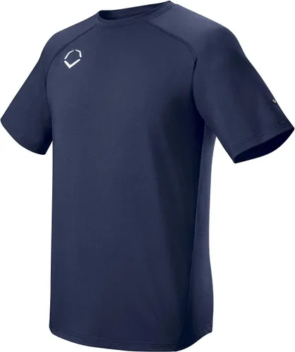 Vista 2 de EvoShield Camiseta de entrenamiento profesional para adultos y jóvenes marino