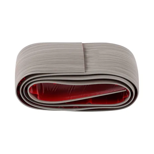 Vista 6 de Tira flexible de transición de suelo de PVC, transición de suelo autoadhesiva de 2 pulgadas de ancho, tira divisora plana de vinilo elegante