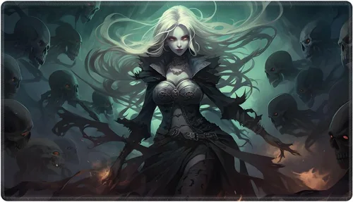 Vista 25 de Alfombra de juego con zonas para juego de cartas MTG, alfombras de juego de mesa, alfombras de juego de mesa de Magic, 61x35.5 cm, alfombra de juego