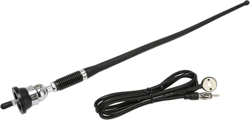 Vista 9 de Antena pasiva de radio para automóvil, amplificador integrado de goma suave, mástil flexible, FM AM Antenas estéreo para barco, coche, RV