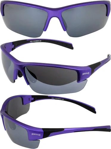 Vista 6 de Global Vision Hercules 7 - Gafas de sol de seguridad para mujer con estuche negro con cremallera y bolsa de microfibra, lentes de espejo flash