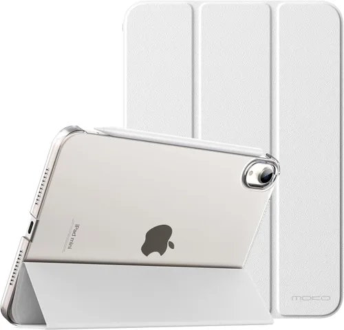 Vista 39 de MoKo Funda para iPad mini 7 (A17 Pro) Generación 2024, Funda para iPad mini 6 2021, Funda Protectora Delgada y Ligera de 8.3 Pulgadas con Carcasa