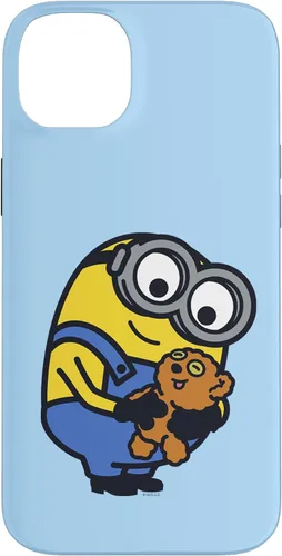 Vista 14 de iPhone 13 Despicable Me Minions Bob Holding Teddy Bear Case