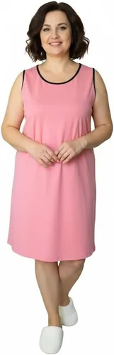 Vista 8 de Happy People Los camisones de punto 100% algodón más cómodos para mujer, talla grande, 5X, sin mangas Acianos