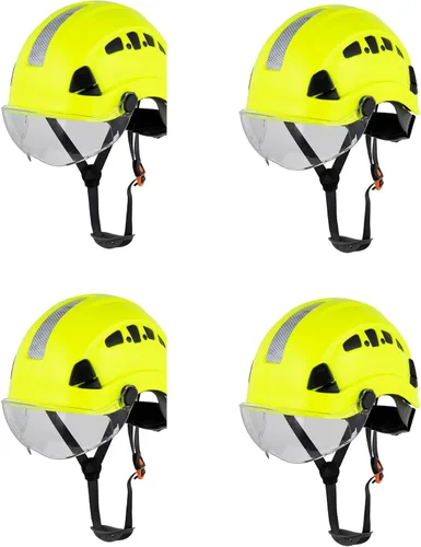 Vista 18 de Casco Protector Defender Safety H1 con Visera ANSI Z89.1