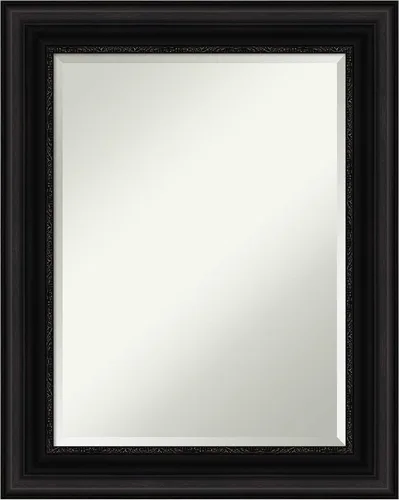 Vista 32 de Amanti Art Espejo de pared, espejo de marco negro para decoración de pared o para usar como espejo de baño para sobre el fregadero