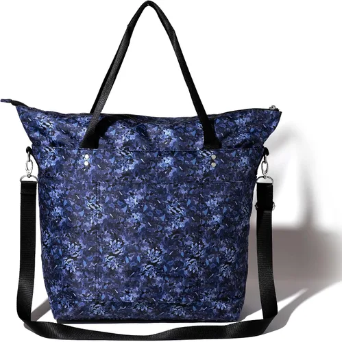 Vista 3 de Carryall - Bolsa de viaje para mujer, ligera, de nailon, con cremallera, para playa, artículo personal con funda para equipaje