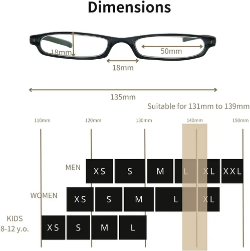 Vista 5 de Lentes de lectura para mujeres y hombres, con bloqueo de luz azul, antifatiga ocular, lentes de tubo delgado para computadora, tamaño pequeño