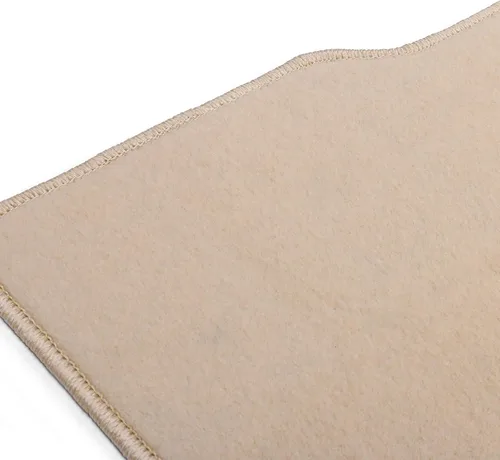 Vista 6 de Alfombrilla de piso compatible con Honda Accord Sedan 2008-2012 de 4 puertas únicamente, alfombras de nylon beige delanteras y traseras de 4 piezas