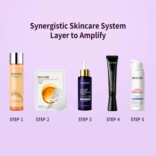 Vista 8 de Peptides Serum para la cara, suero facial hidratante de colágeno para mujeres, antienvejecimiento, proporciona líneas finas y tratamiento