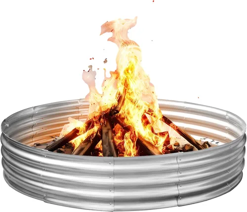 Vista 10 de HGD - Hoguera sin humo de 19.5 pulgadas con deflector de calor, fogata de leña de acero inoxidable para reuniones de amigos y familiares, estufa