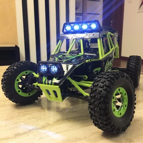Vista 5 de WLtoys Coches RC escala 1/12 2.4G 4WD de alta velocidad eléctrico todo terreno todoterreno Rock Crawler escalada Buggy RTR para niños y adultos